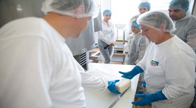 Germanii de la Hochland sunt liderul pieței locale de brânzeturi, cu fabricile de la Sighișoara și Sovata. Sursă foto: Hochland.