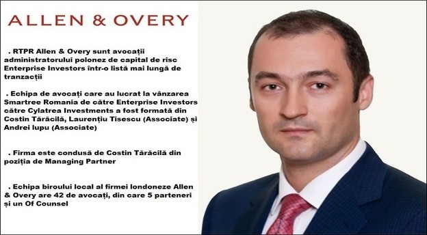 Costin Tărăcilă, Managing Partner RTPR Allen & Overy